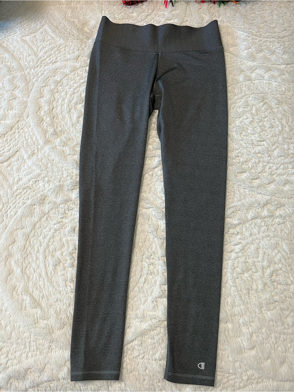 Champion Women's Charcoal Gray High-Waist Performance Leggings Size Medium